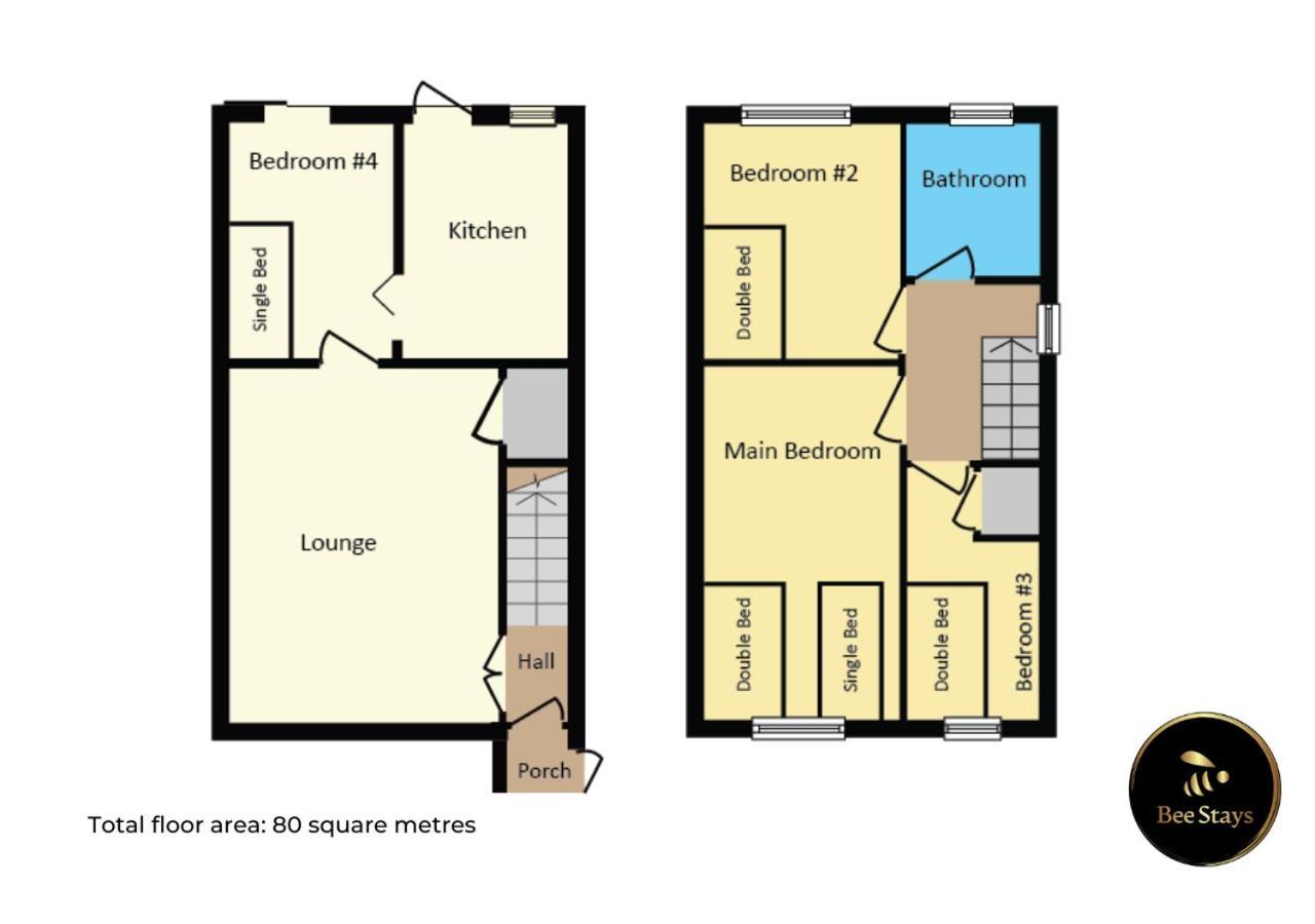 Bee Stays - Maliston House Great Sankey Екстер'єр фото